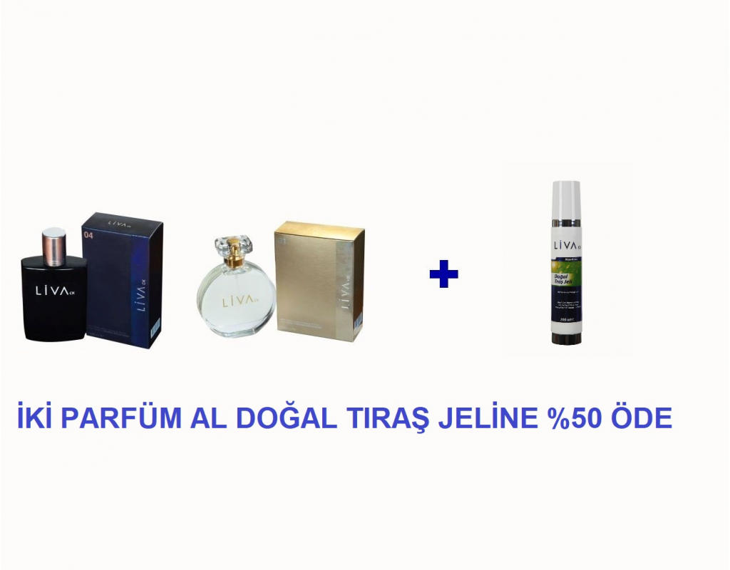 2 Parfüm al 3. ürüne %50 öde